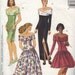 McCall's Sewing Pattern Evening Gown Cocktail Dress Off Shoulder Slim Wiggle Dress Dropped Waist Full Skirt Shawl Collar Sexy Bust 36