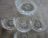 Vintage Bowl set St. Coroc Lg Bowl w/4 serving  Made in France