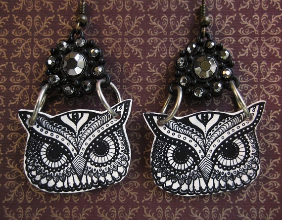 Owl Earrings - Owl Jewelry