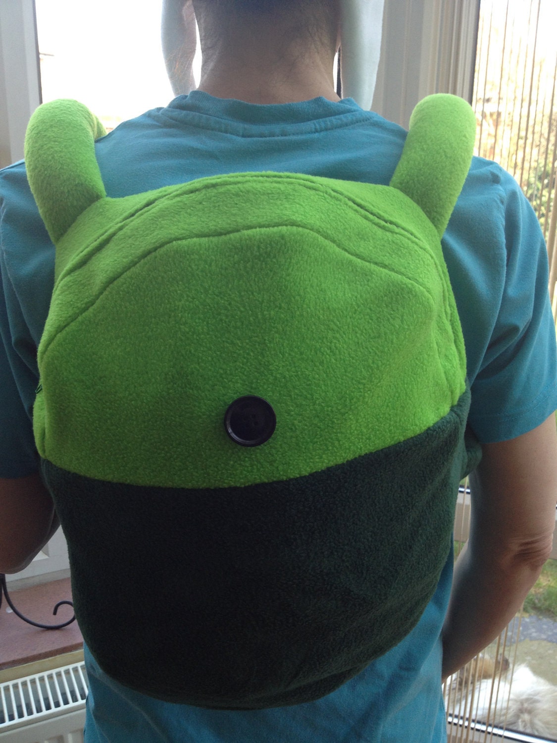Adventure Time Finn (or Fionna) backpack