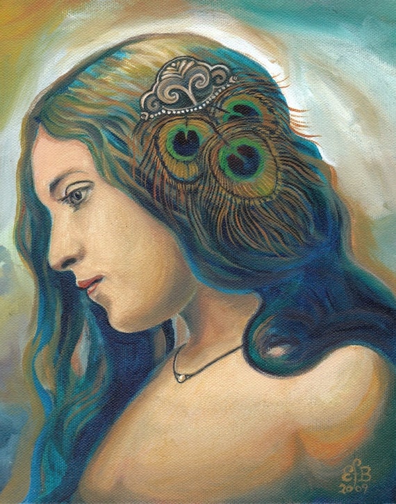 Eidyia - Ocean Goddess Mermaid Portrait Fine Art Print
