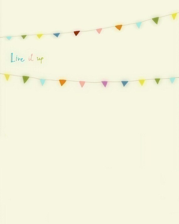 Inspirational quote print poster, poster, bright colorful art, happy poster, nursery art, kids room, party banner - BEAUTIFUL DAY
