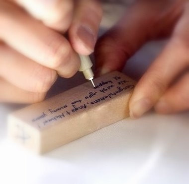 Guest Book Alternative - Jenga Inspired Wood Block Puzzle - 100 Blocks