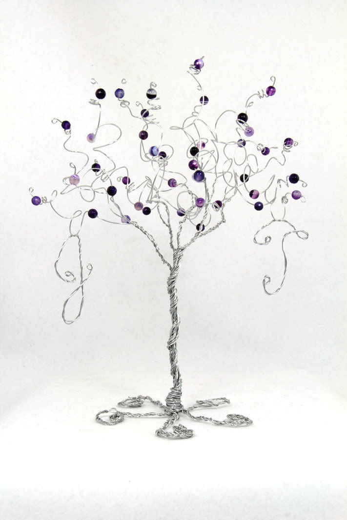 Wire Tree Wedding Cake Topper Custom Perosnalized Sculpture