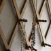Vintage Wooden Accordian Style Peg Wall Rack