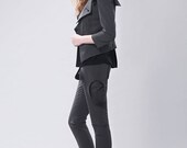 Super Skinny Crop Trouser With Asymmetric Zipper
