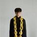The Yokoo Bronx Dookie Chain Scarf in Citron