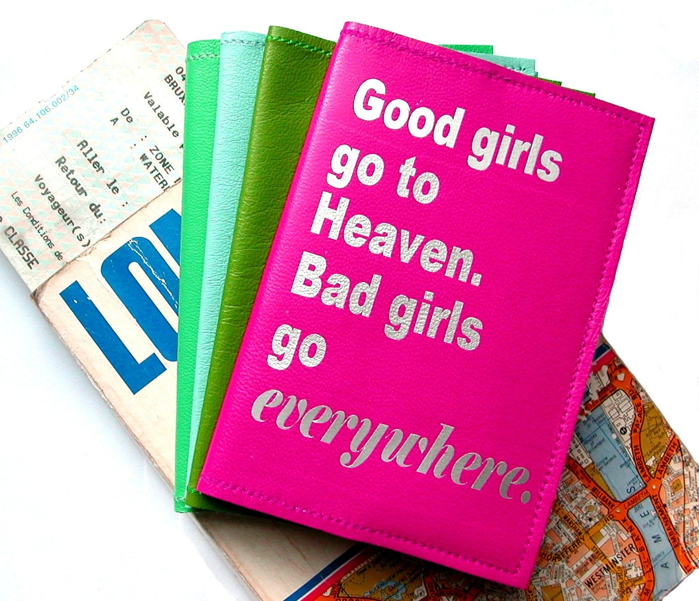 Mia Leather Passport Holder, Passport Cover, Leather Passport Cover, Passport Wallet,  Travel Wallet - Mae West