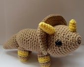 Amigurumi Triceratops crochet pattern - PDF Digital Download