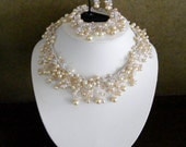 Champagne Bridal jewelry  - Champagne Bridal Set - made to order