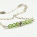 Peridot Bracelet Gemstone Sterling Silver Chain Friendship Stacking August Virgo Hawaiibeads