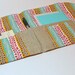 Organizer for Coupons, Stationery, Letters, Passports, Moleskine- In Touch Clutch (tm) in Original Flea Market Fancy