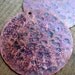 Intergalatic Earring Discs in Violet Red - 1 pair - Hammered Copper Artisan Components