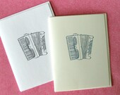 Accordion Illustration Note Card