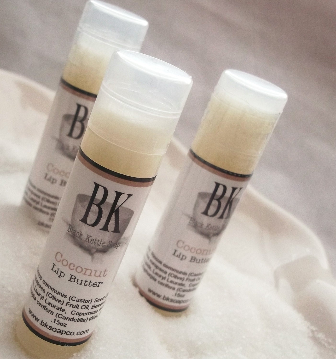 Lip Balm COCONUT Lip Butter ... Black Kettle