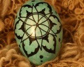 Pysanky Duck Snowflake Christmas Ornament