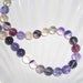 Fluorite 8mm Round Beads, Half Strand