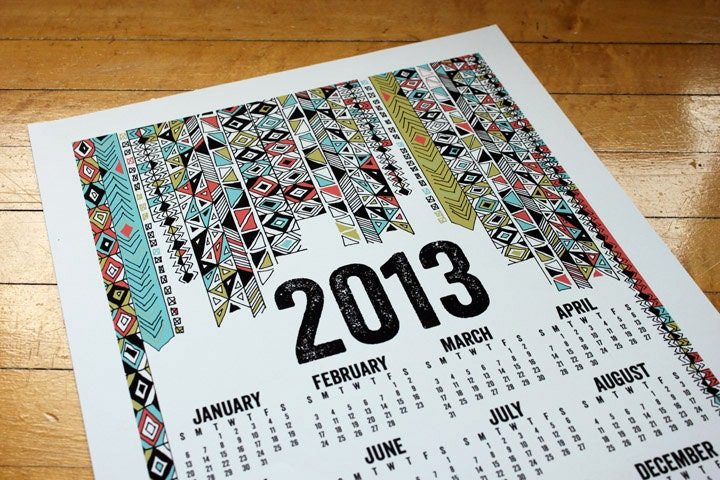 2013 wall calendar-13 x 19 poster-rude boy edition