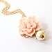 Blush And Pearl Necklace - 14K Gold Filled Chain