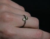 Pale Yellow Jonquil Swarovski Crystal Stacking Ring