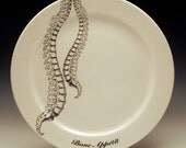 Spinal Cord BONE APPETIT 9 inch dinner plate No. 1 NEW