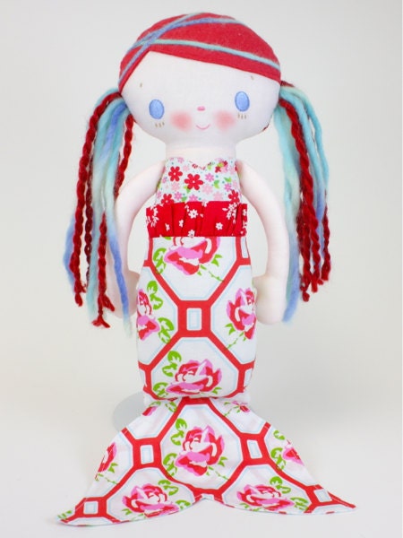 MerMae Mermaid PDF Doll Pattern