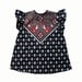 fox print polka dot baby toddler blouse Ready to Ship with FREE SHIPPING