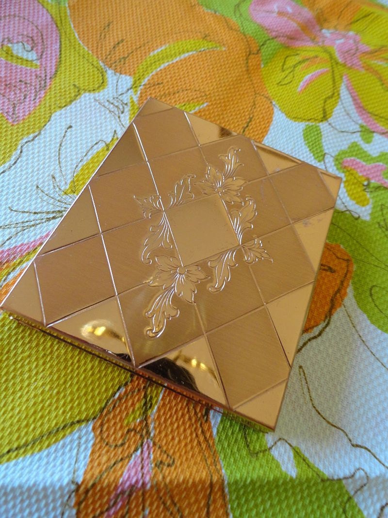 Vintage 50s Coppercraft Small Copper Bragging Book Photo Holder Compact