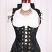 Waist 41-44 Black Medallion Chenille Vixen