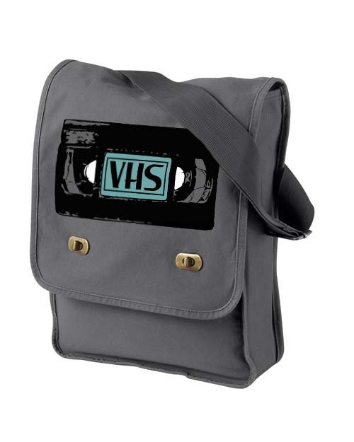 VHS Tape (gray) Messenger Bag / Laptop Bag