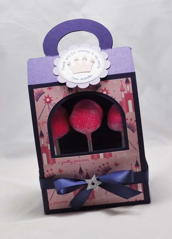 Princess Favor Box Cake Pop Holder by CardsandMoorebyTerri