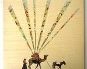 art - collage "caravan"