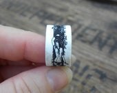 The Wood Nymph Shrink Plastic Graphic Ring