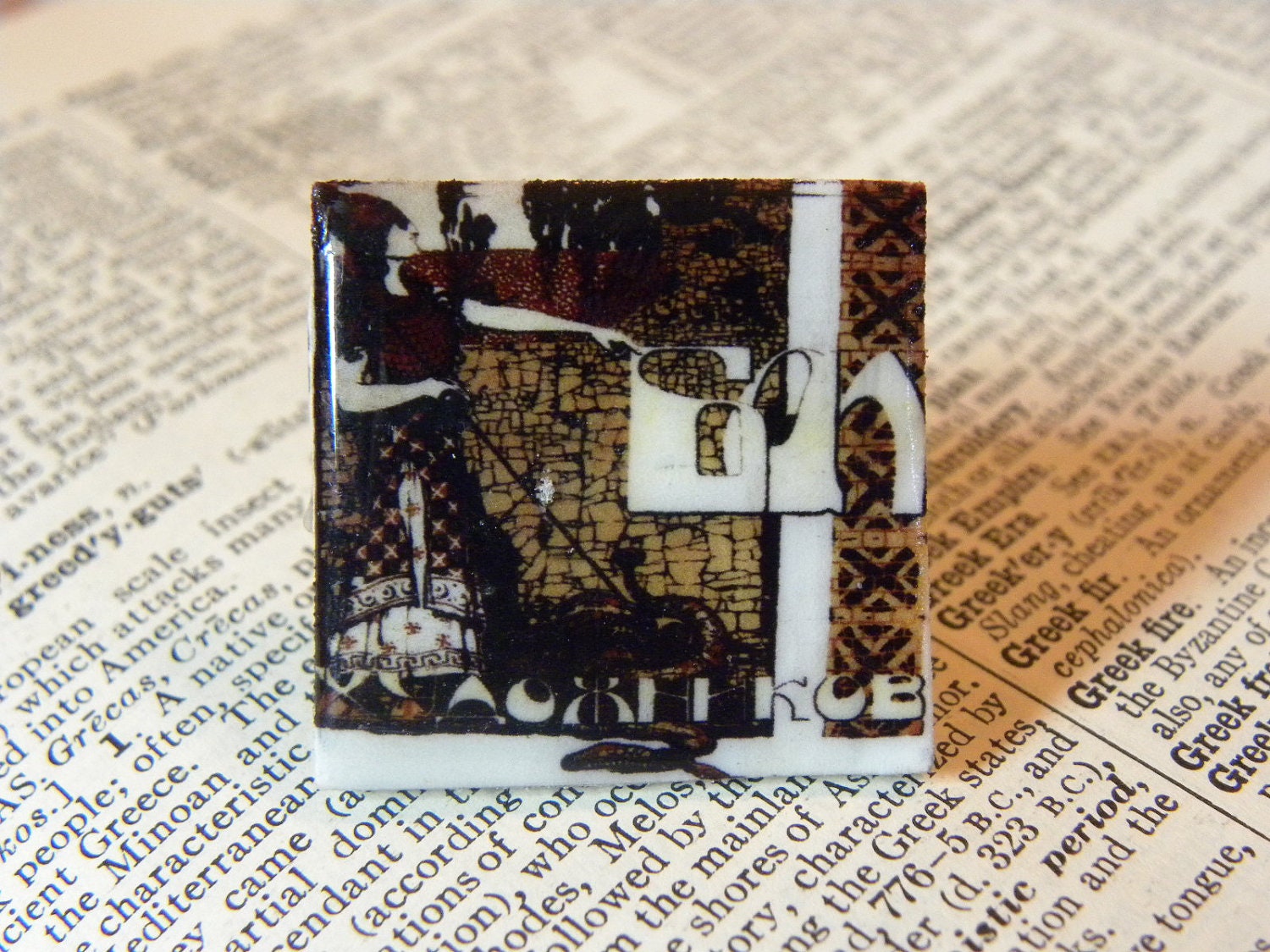 Shrink Plastic Russian Theatre Ring