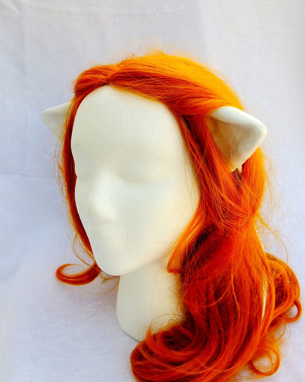 Diclonious Horns, Elfen Lied, Nyuu, Nana, Lucy, Cosplay Horns, Elf Ears- Flesh or White- Choose Your Color