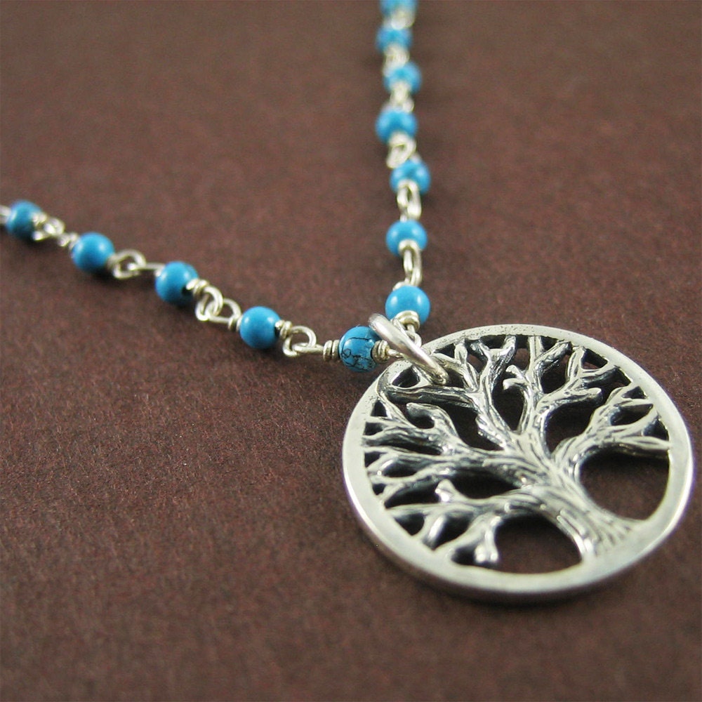 Sterling Silver Tree of Life Necklace for Women Modern Charm Necklace Nature Jewelry