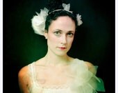 Ivory Silk Flower Crown/Halo