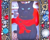 Fur Love Vintage Jewelry Mosaic 5x7 Photo Frame