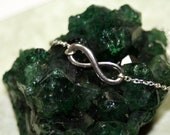Infinity A Simple Delicate Silver Necklace Simple Style