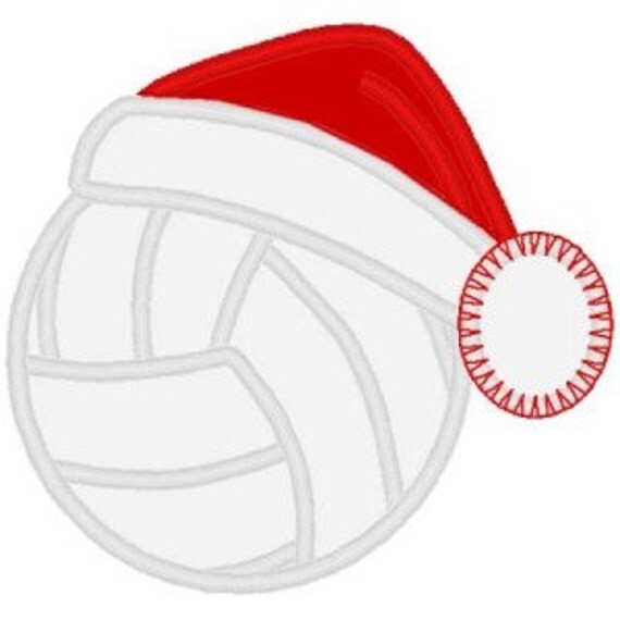 Items similar to Custom Personalize Boys Girls Volleyball Santa Hat