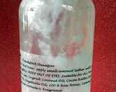 Shampoo Unscented Fragrance Free Shampoo Olive Oil Coconut Oil from Toadstool Soaps
