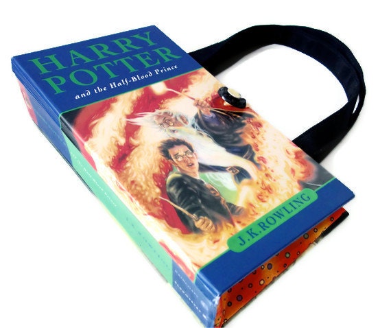 Book Purse Harry Potter Half Blood Prince Book Handbag Upcycled Book Purse