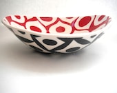 Peppermint  red candy bowl-made to order