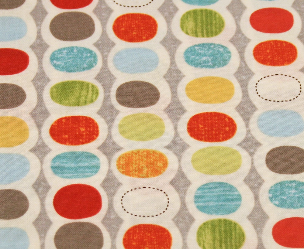 Mod-Century pod fabric - five variations - FREE US SHIPPING