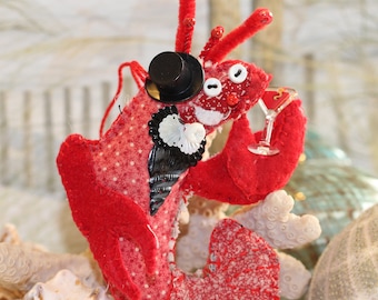Deano Martini - Red Hot Party Lobster - Quilty Critter