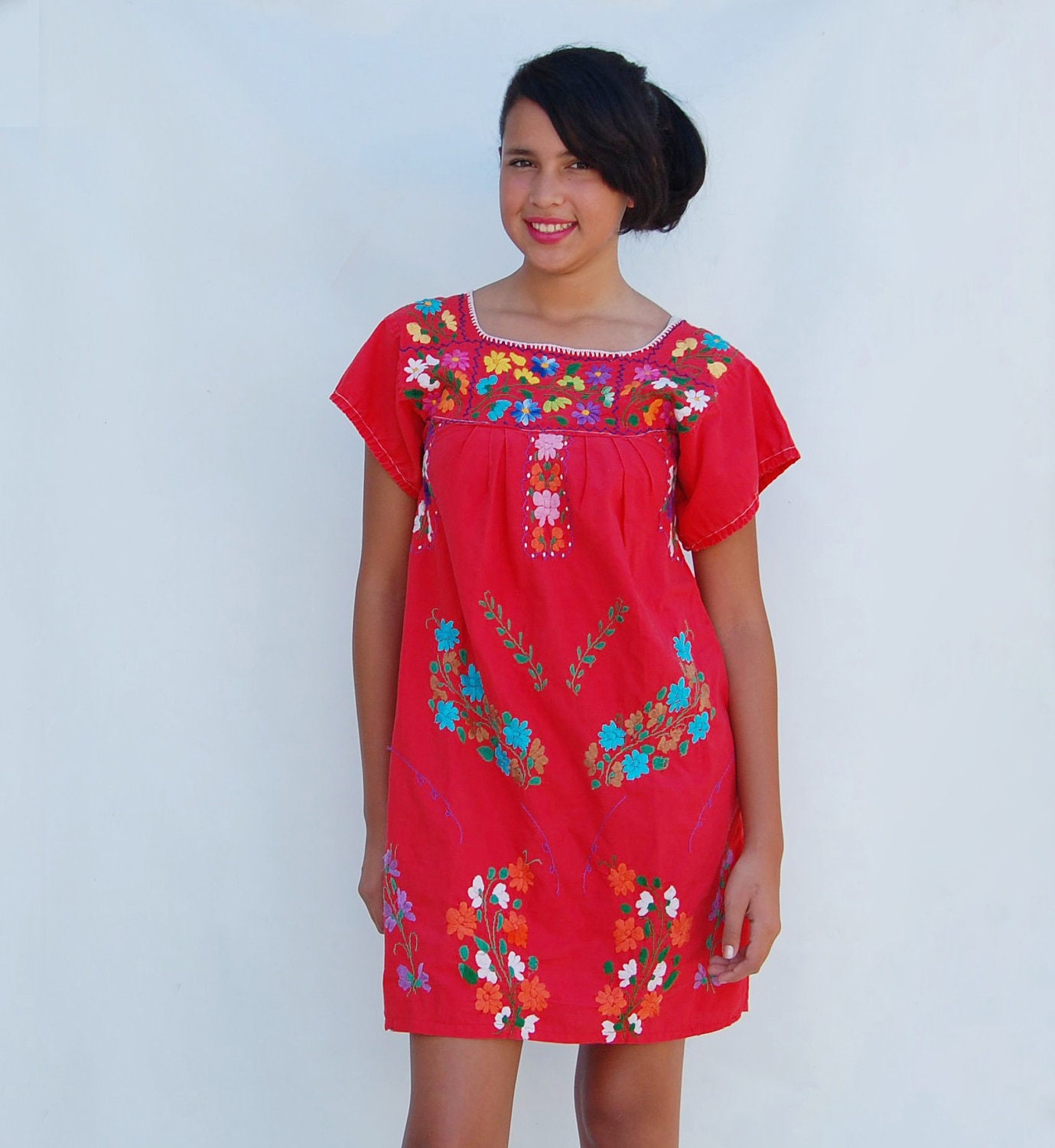 Red Mexican Dress