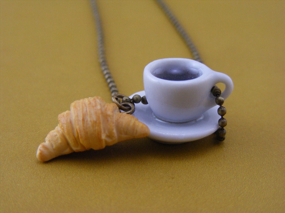 Coffee and Pastry Necklace