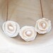 Shell and Pearl Rose Necklace - Sea Treasure Collection