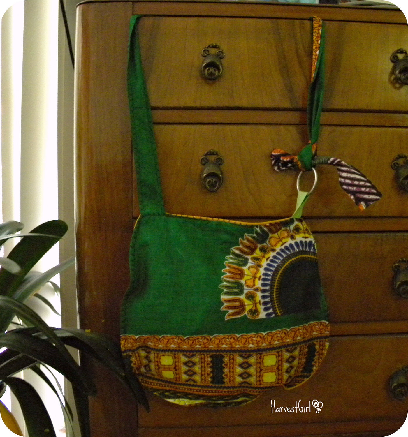Green Circle Dashiki Harvest Belt Pack