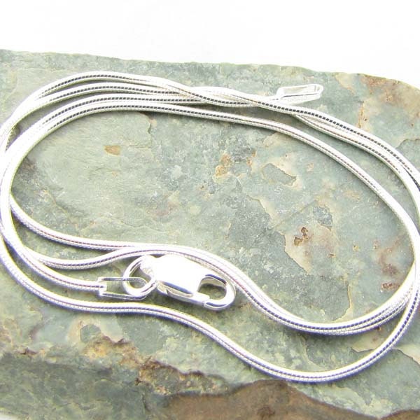 16 inch sterling silver snake chain necklace